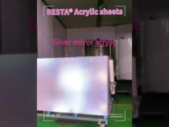 लेजर काटने के लिए बहुरंगी दर्पण ऐक्रेलिक शीट घर्षण प्रतिरोध