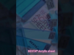 एसजीएस इरिडेसेंट एक्रिलिक शीट पीएमएमए सामग्री बहुरंगी एक्रिलिक शीट