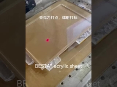 पीएमएमए पारदर्शी बनावट स्पष्ट एक्रिलिक शीट 6 मिमी पत्थर अनाज